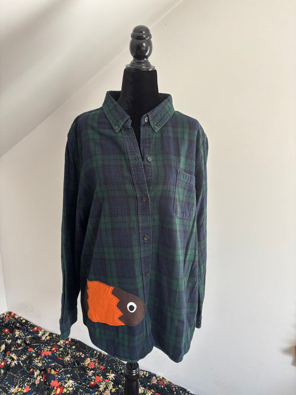 Black Watch Plaid Flannel - Membery x Revived & Reworked