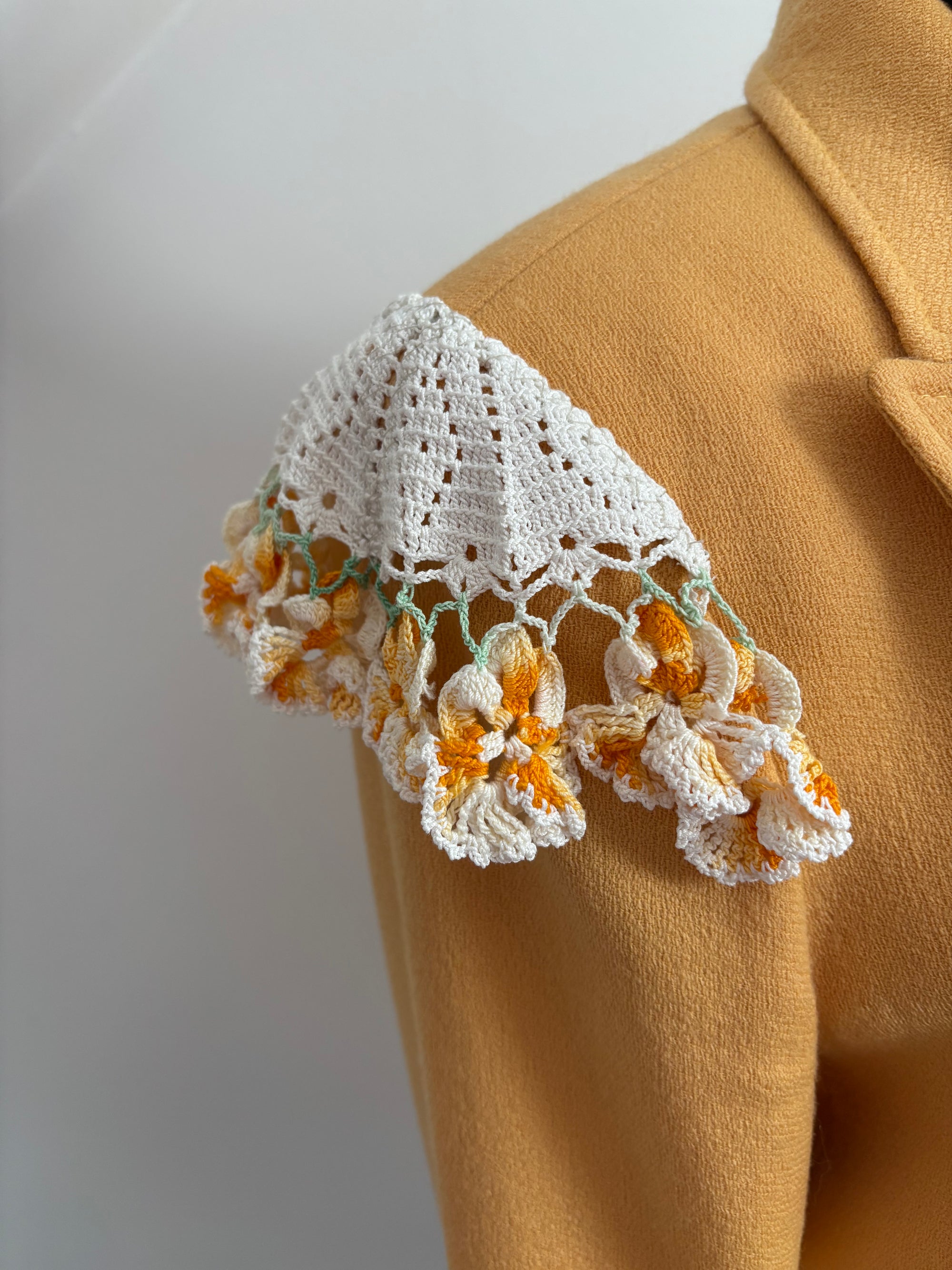 Doily Army! Revamped Yellow Wool Suit