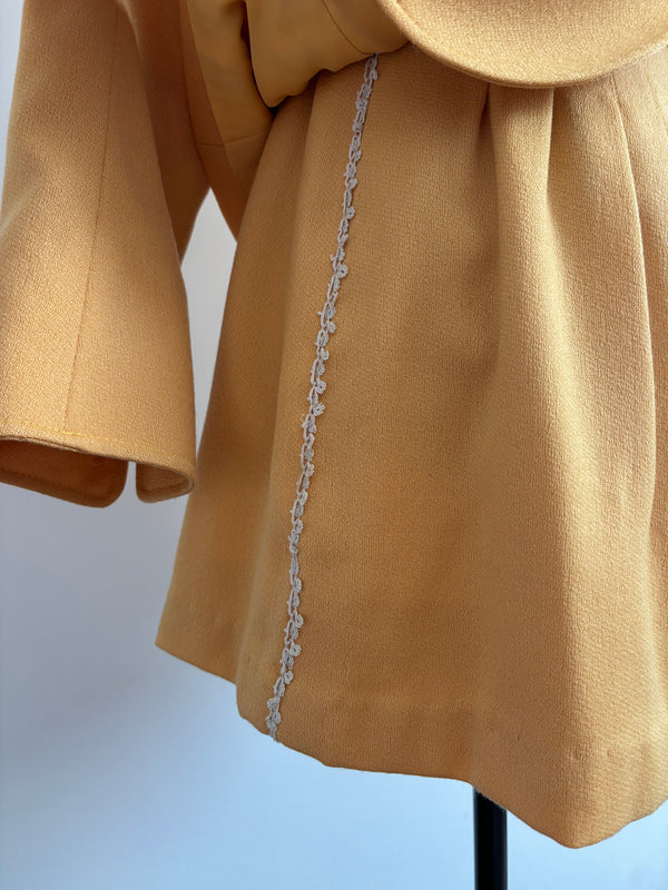 Doily Army! Revamped Yellow Wool Suit