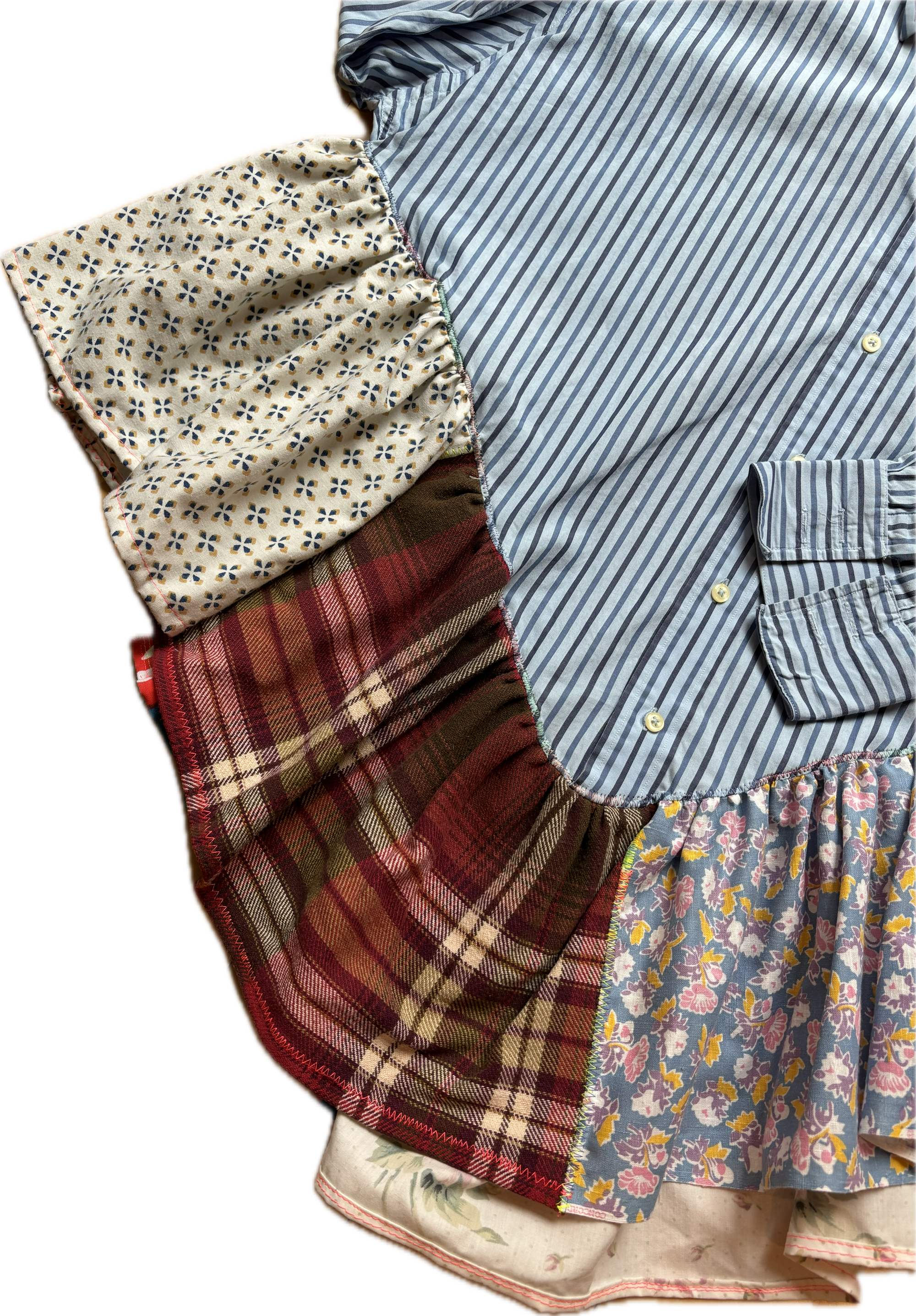 Blue Stripes Ruffle Top by Cassie’s Shop