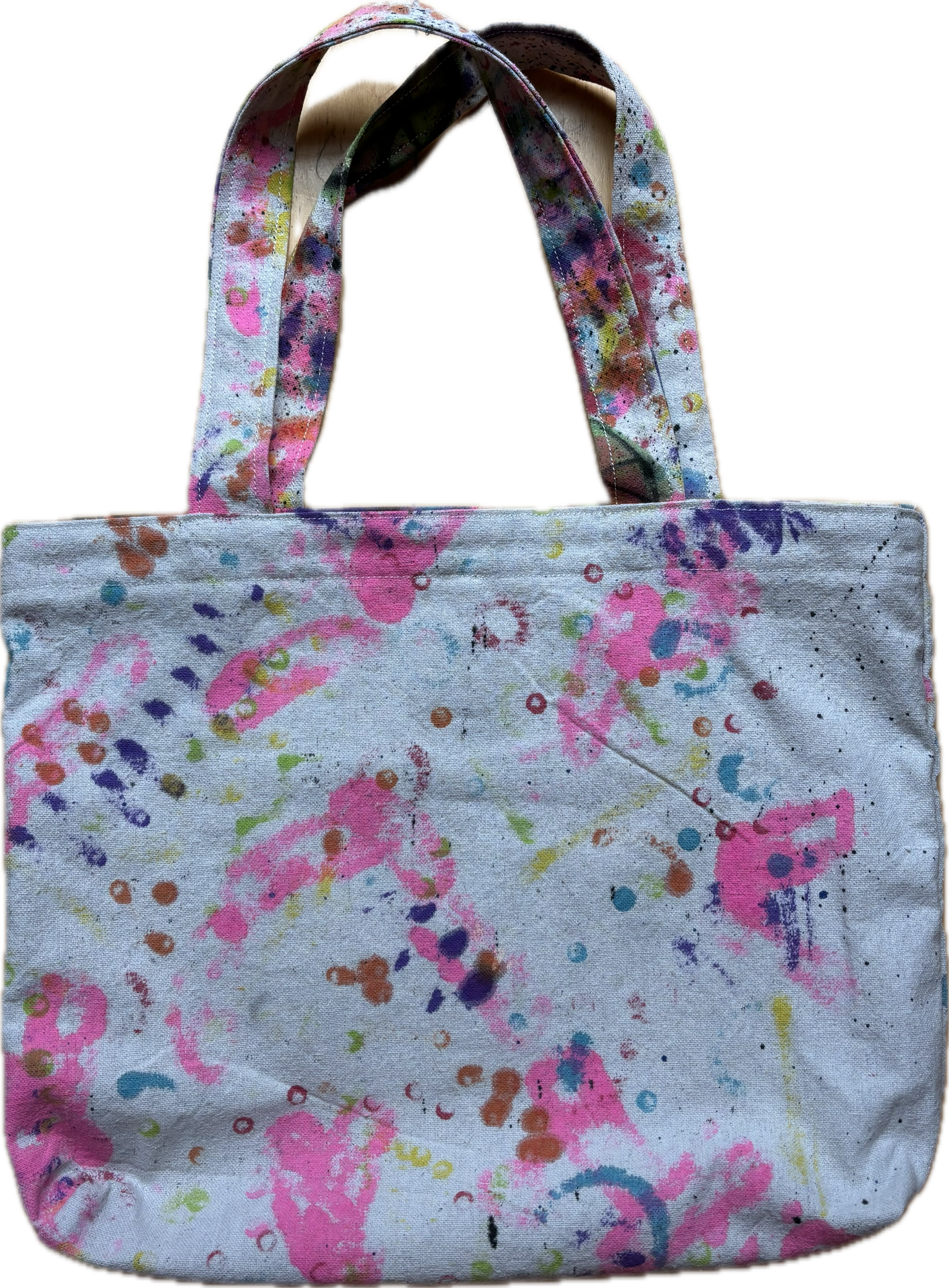 Hand 2 Hand Tote with Bball by Leif J. Lee