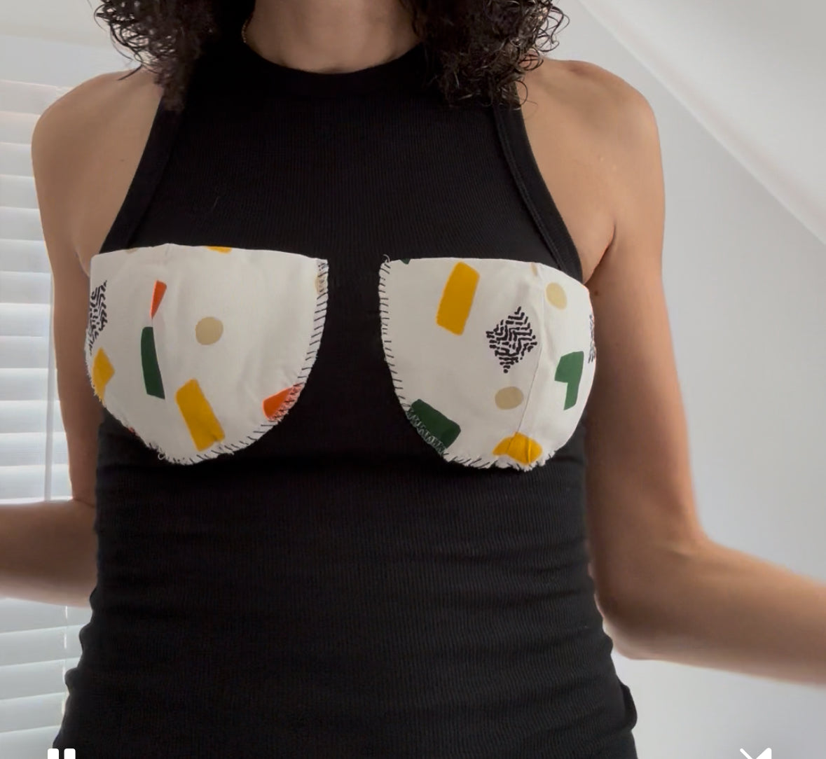 Shoulder pad boob armor