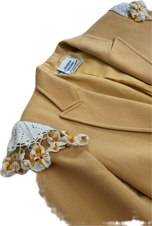 Doily Army! Revamped Yellow Wool Suit
