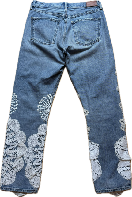 Dripping with Doily Jeans - Membery x Been Thrifty Apparel
