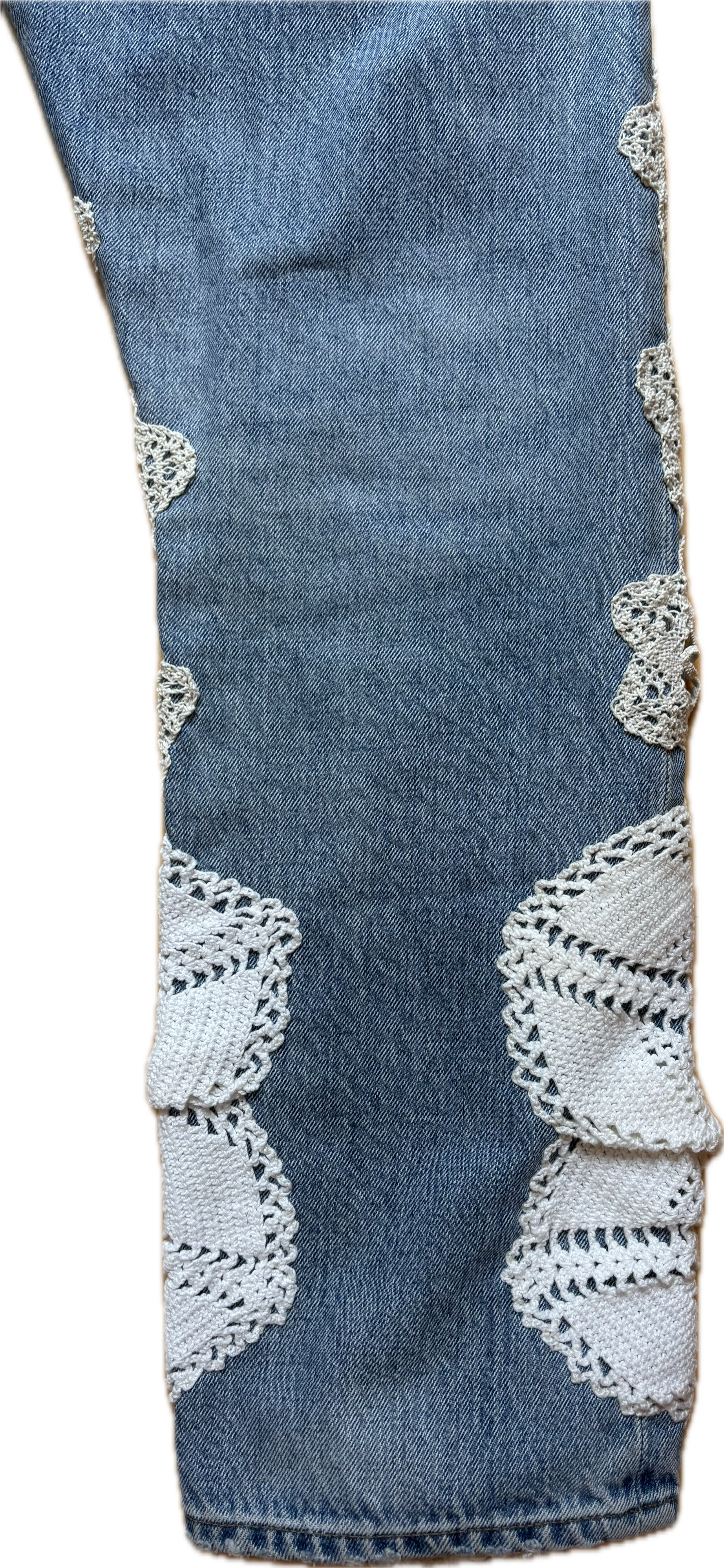 Dripping with Doily Jeans - Membery x Been Thrifty Apparel