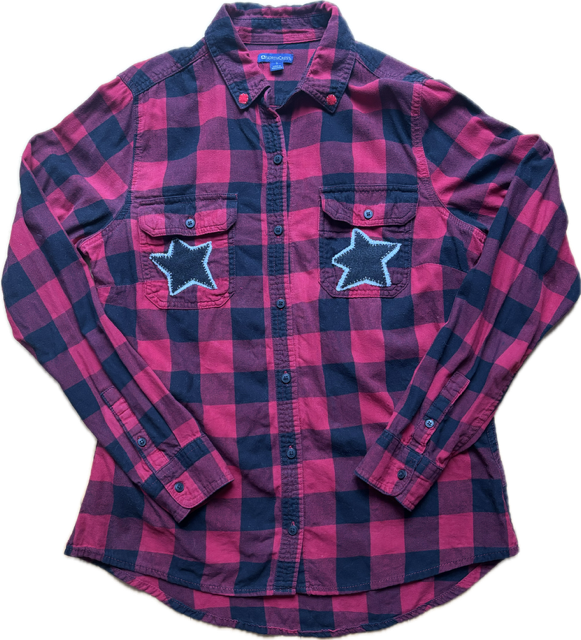 Red and Black Plaid Bear Shirt by Cat Singh