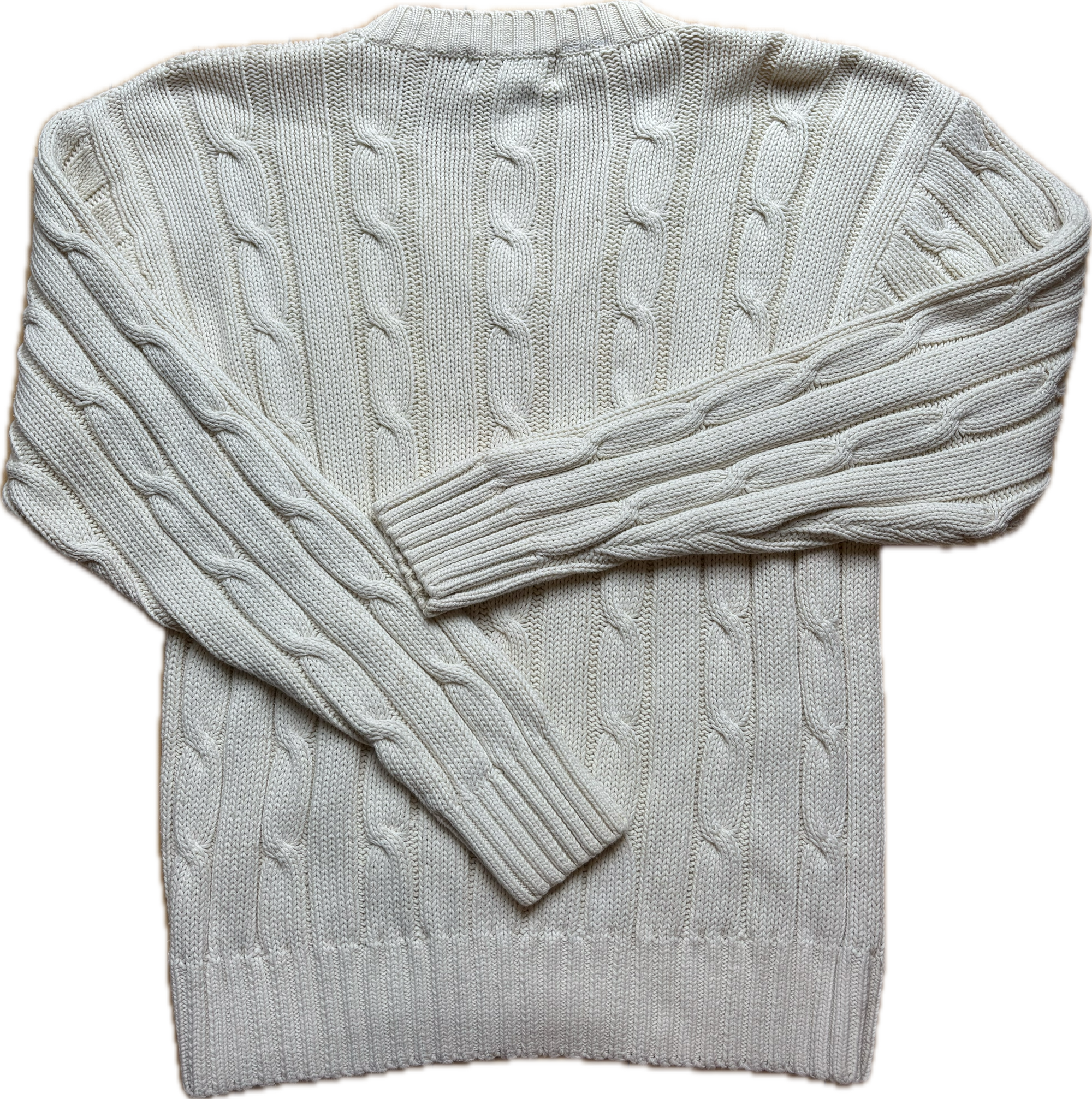Oh, Whale! 1990s Eddie Bauer Cotton VNeck Sweater with Whale Motif - Membery x Revived & Reworked